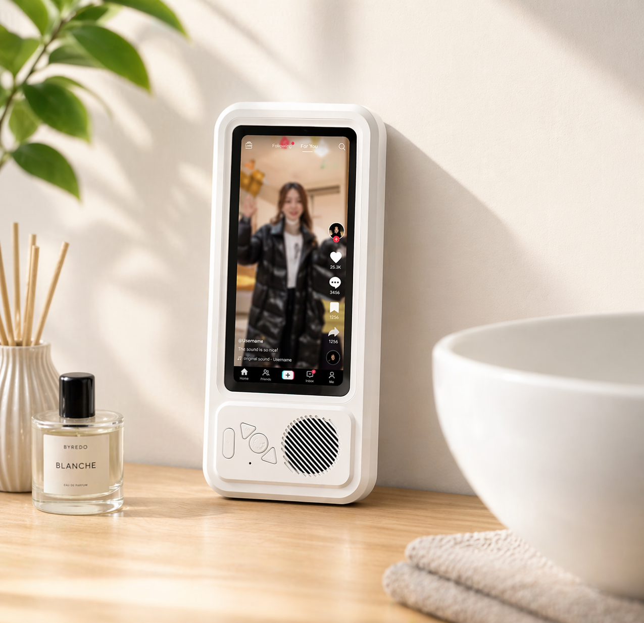 Uchwyt na Telefon pod Prysznic z Bluetooth – Wodoodporny, 360°, 4–6.9